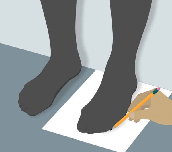 Cách đo chiều dài bàn chân bé gái tại nhà để chọn bảng size giày Skechers bé gái