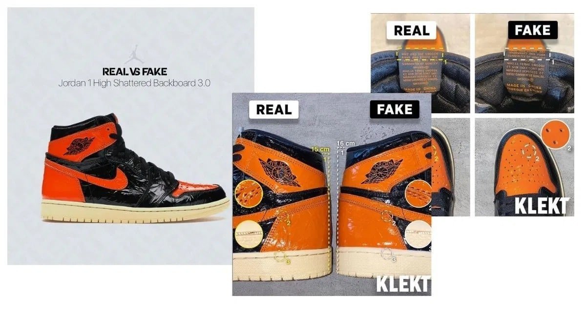 Cách phân biệt giày Jordan đen thật giả