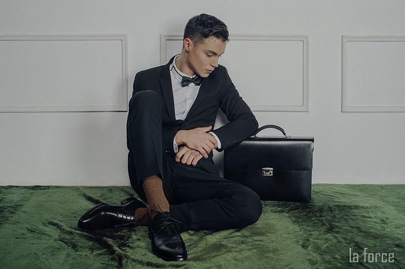 Cách phối hợp giày tây đế gỗ với bộ suit sang trọng