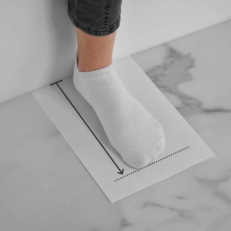 cách tính size giày từ số đo bàn chân