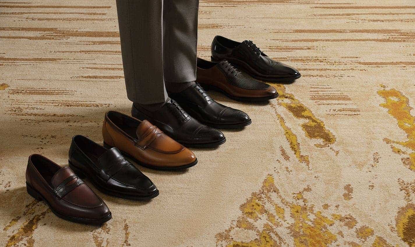 Cận cảnh chất liệu da bò cao cấp, thể hiện sự tinh tế của giày da nam