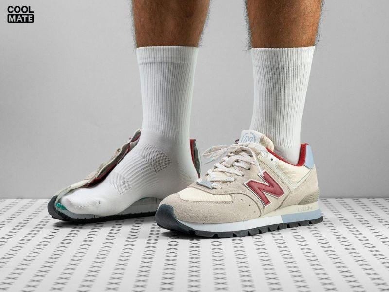 Cận cảnh đế giày New Balance nam với công nghệ Fresh Foam, thể hiện chất lượng vượt trội và sự êm ái khi phối đồ.