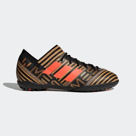 Cận cảnh mẫu giày đá bóng Messi chính hãng Adidas Nemeziz Tango 17.3 TF màu đen đỏ