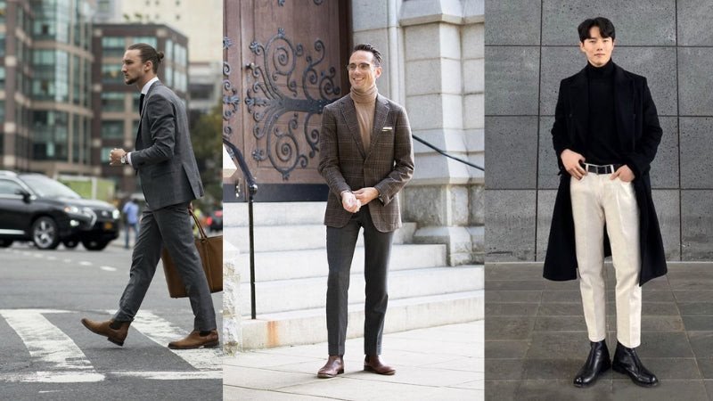 Chọn giày phù hợp với vóc dáng khi phối cùng quần âu