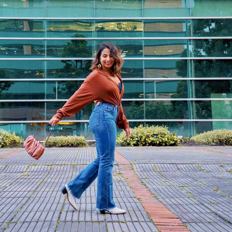 Chọn giày theo dáng người khi mang quần ống loe