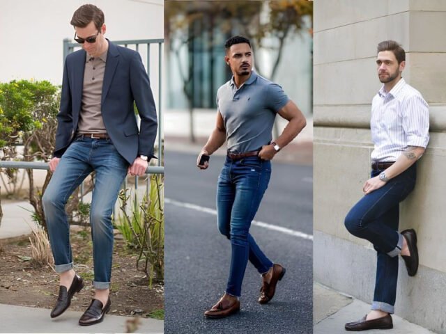 Chọn kích cỡ giày tây và quần jean phù hợp cho nam giới