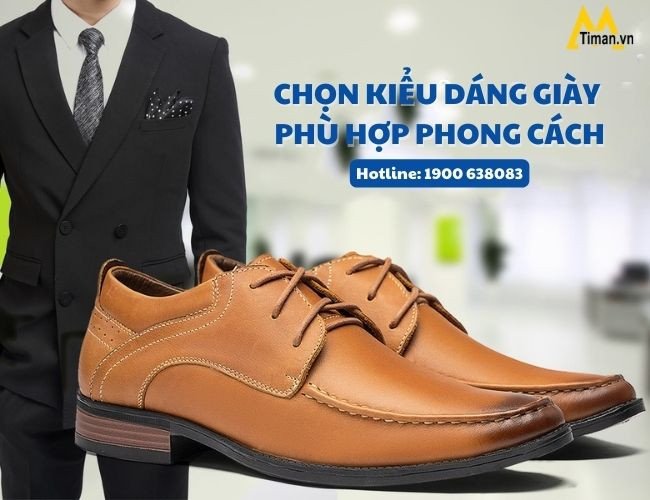 Chọn mẫu giày nam đẹp phù hợp phong cách và hoàn cảnh