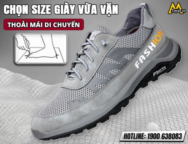 chọn size giày da thể thao nam vừa vặn chân