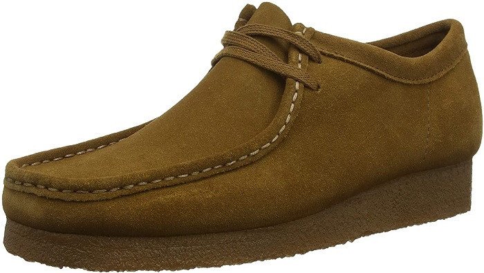 Clarks Originals Wallabee da lộn với đế crepe độc đáo, phù hợp nam giới