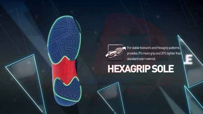 Công nghệ Hexagrip Sole của giày Yonex 220 CR