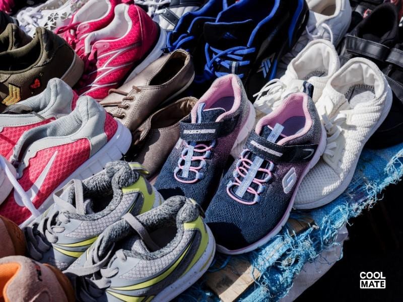 Đa dạng mẫu mã giày 2hand