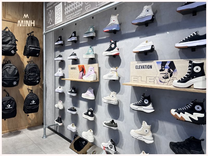 Đa dạng màu sắc và kiểu dáng giày Converse