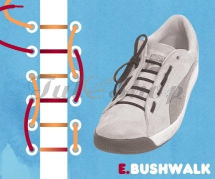 dây giày New Balance kiểu Bush Walk cá tính