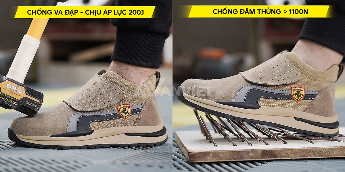 Đế giày bảo hộ chống trơn trượt và dầu nhớt