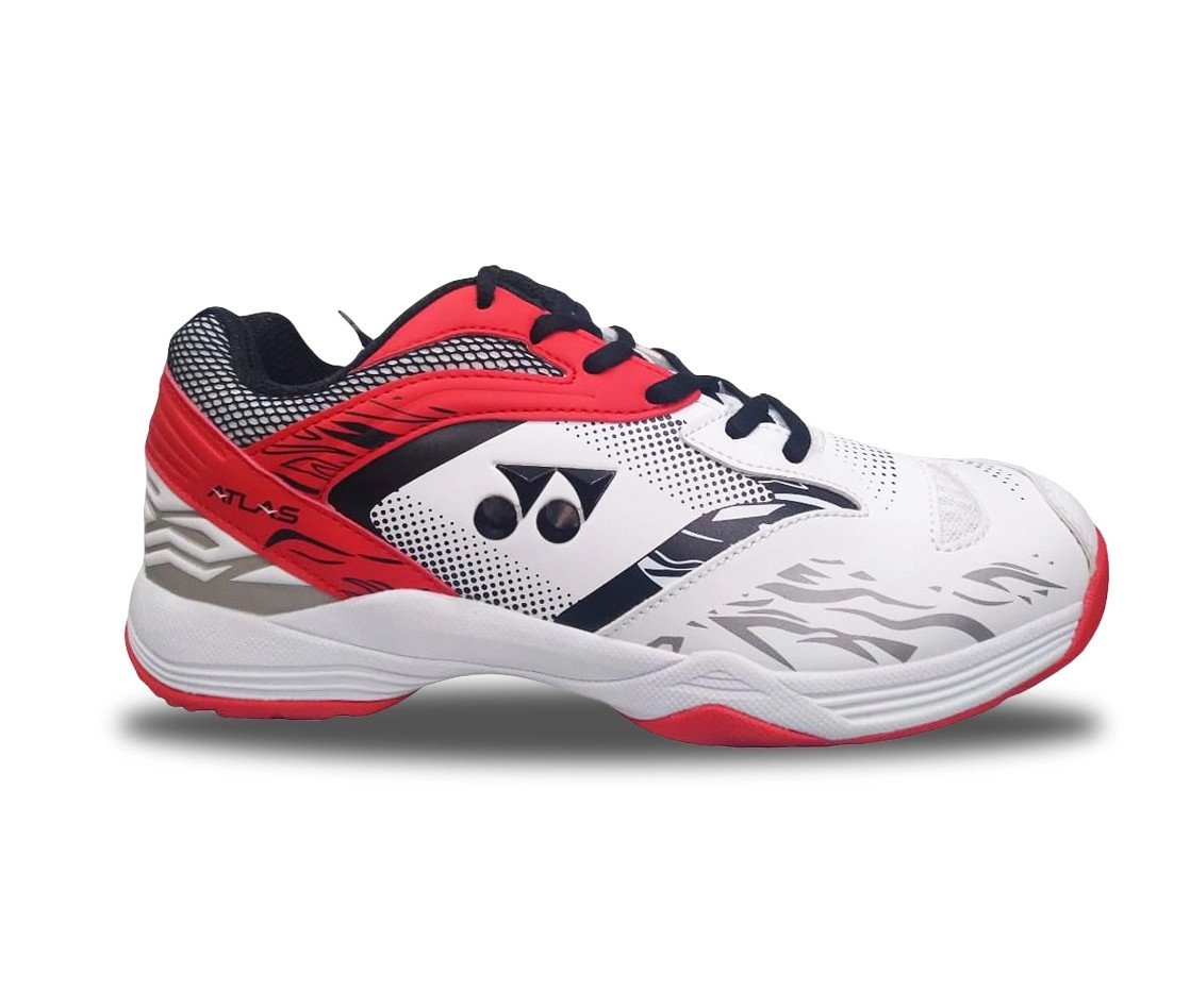 Đế giày cầu lông Yonex Atlas với họa tiết lục giác Hexagrip, tăng cường độ bám sân