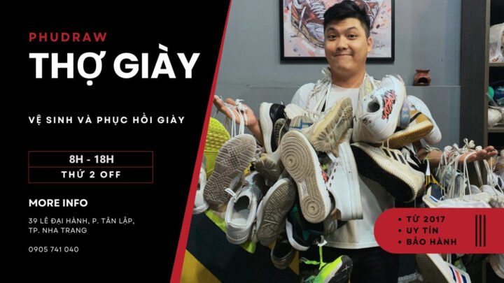 Dịch vụ giặt giày thể thao chuyên nghiệp gần đây, quy trình vệ sinh giày cẩn thận