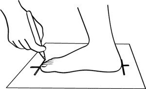 Đo chiều dài bàn chân để xác định size giày boot nữ phù hợp