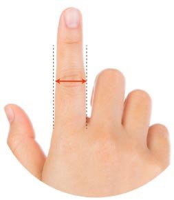 Đo size nhẫn khi khớp tay lớn hơn