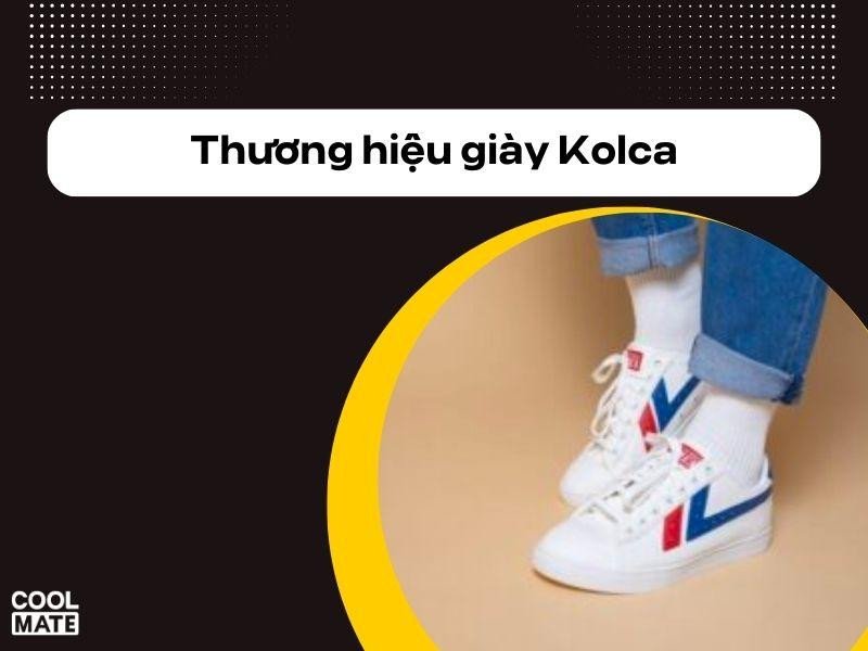 Đôi giày Kolca màu trắng kem