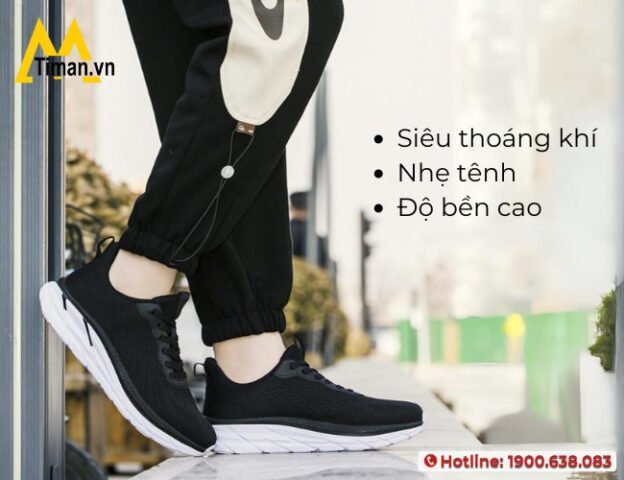 Đôi giày lười vải canvas nam màu xanh navy tiện lợi, thoáng khí cho mùa hè