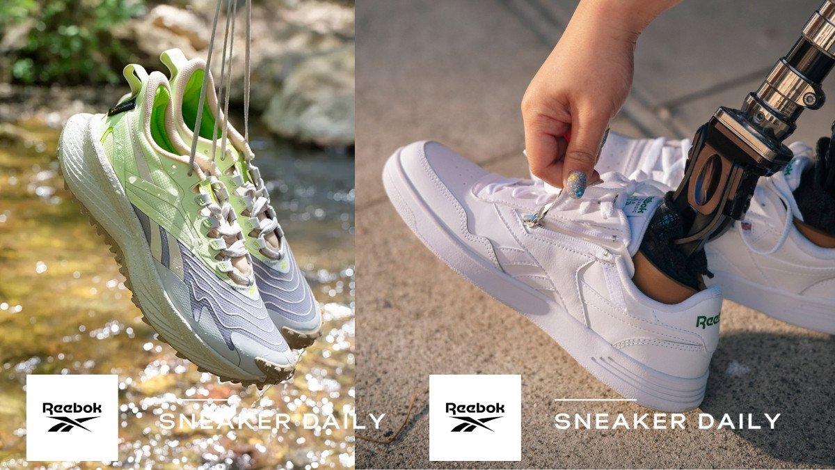 Đôi giày Reebok thể hiện sự kết hợp giữa công nghệ và phong cách