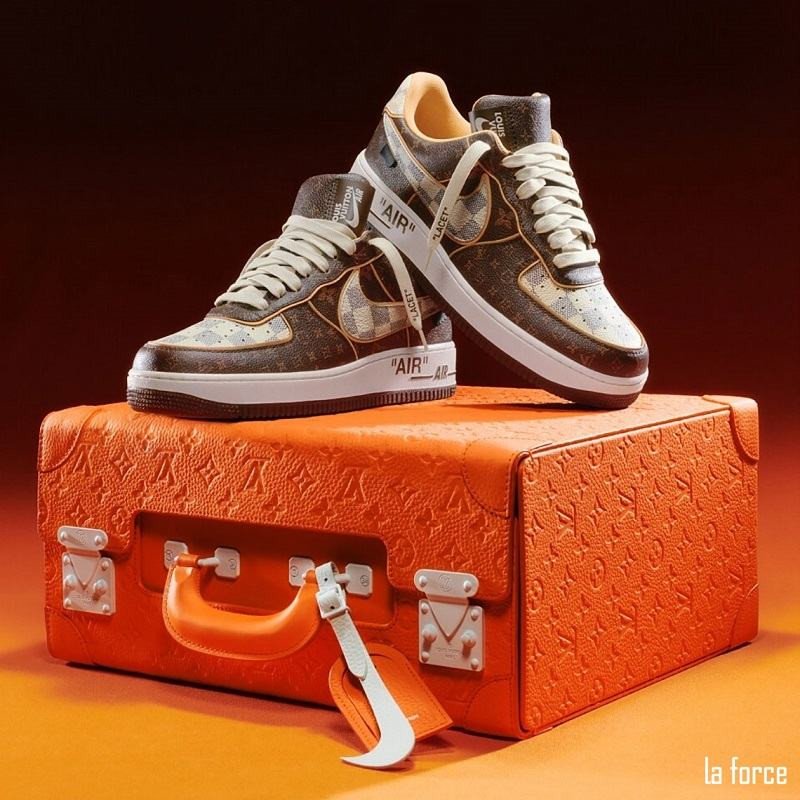 Đôi giày sneaker Air Force 1 Louis Vuitton kết hợp giữa thể thao và thời trang cao cấp