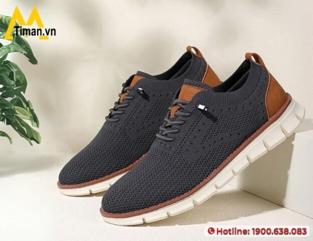 Đôi giày thể thao chất lượng cao dành cho nam giới trung niên, mang lại sự thoải mái và phong cách