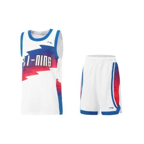 Đồng phục bóng rổ trẻ em Li-Ning màu gradient, chất liệu thoáng khí