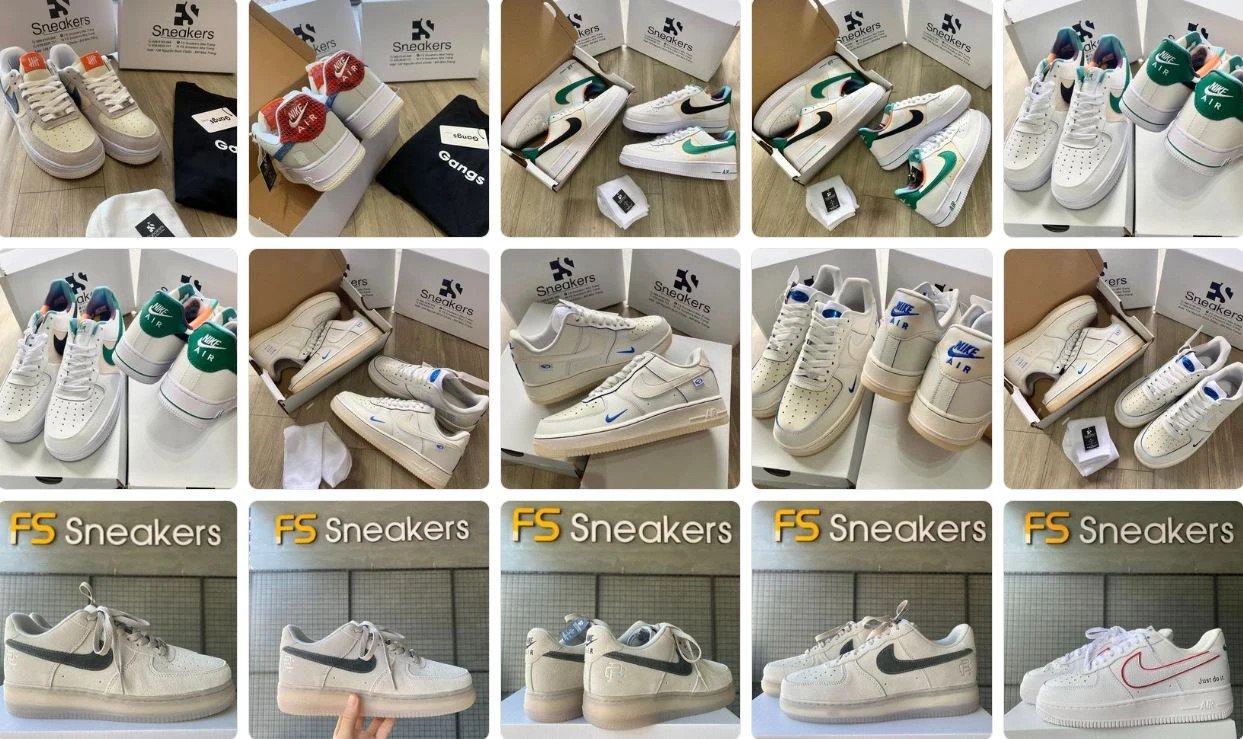 FS Sneakers cung cấp nhiều loại giày thể thao từ bình dân đến cao cấp tại Nha Trang