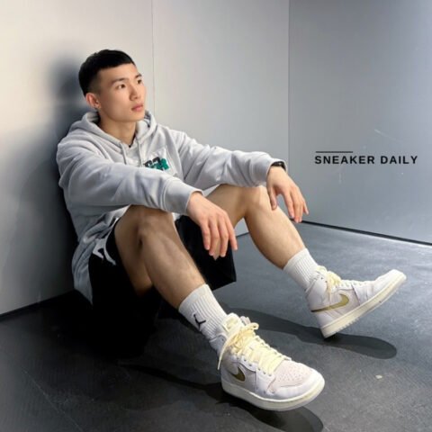 Giày Air Jordan 1 High Zoom Comfort 2 FIBA màu trắng