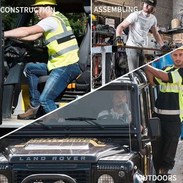 Giày bảo hộ được sử dụng trong các môi trường công trình, nhà xưởng, hầm mỏ