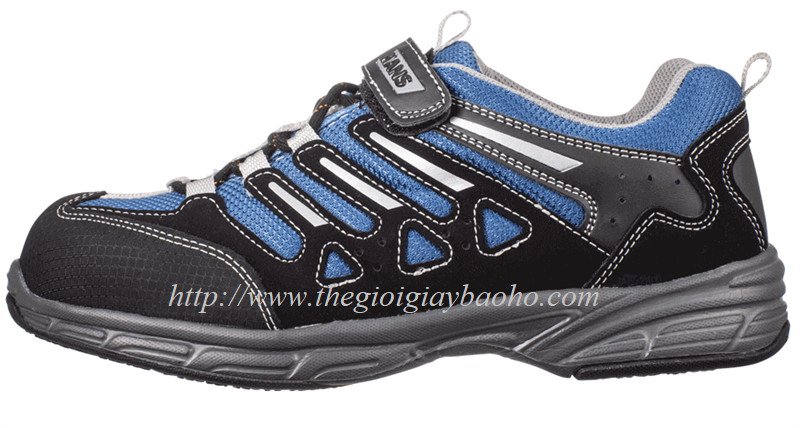 Giày bảo hộ Hans HS-38-2 với miếng dán tiện lợi và đế chống trượt