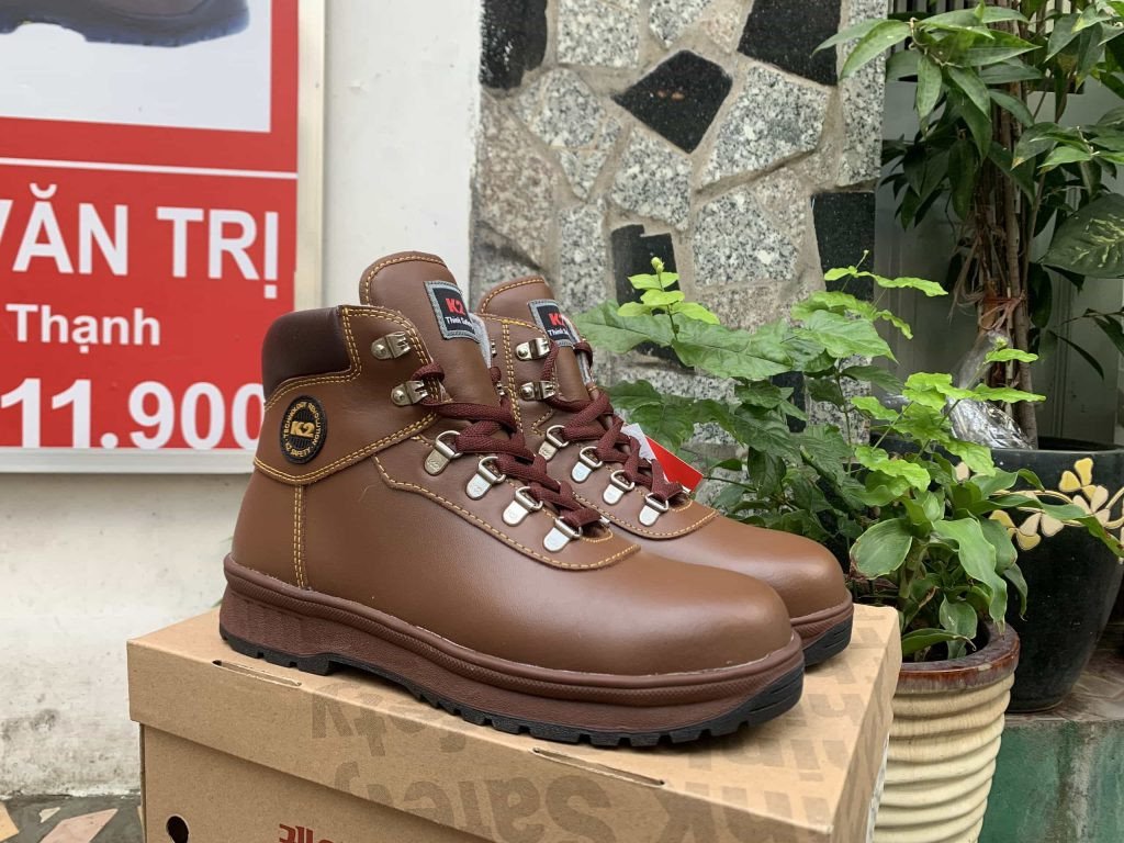 Giày bảo hộ K2-14 Hàn Quốc thời trang, đế cao su non nguyên khối chống trơn trượt vượt trội