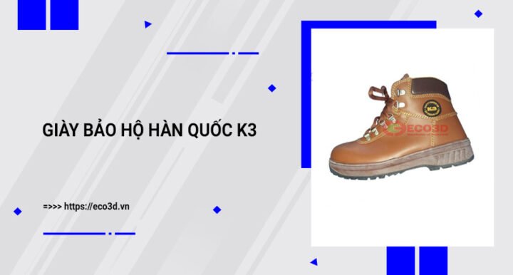 giày bảo hộ K3 phối cảnh với phong cách thể thao