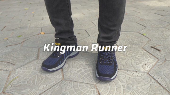 Giày bảo hộ Kingsman Runner xanh đen thời trang và bền bỉ