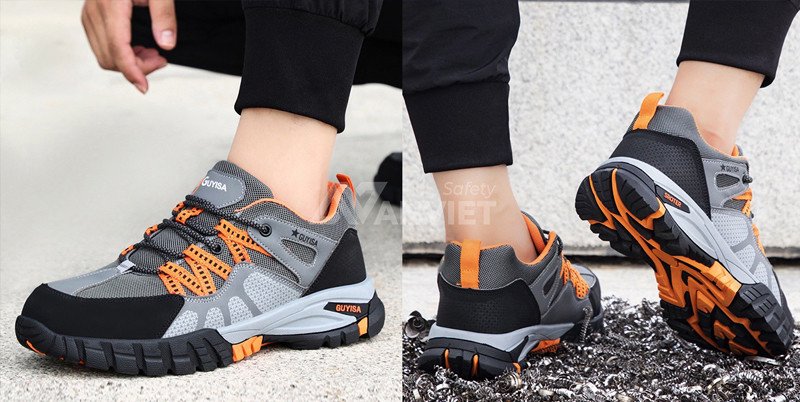 Giày bảo hộ lao động với thiết kế thể thao, hiện đại và siêu nhẹ