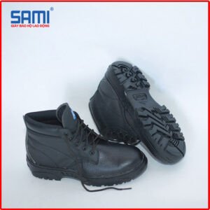 Giày bảo hộ sami cao cổ bền bỉ, bảo vệ toàn diện