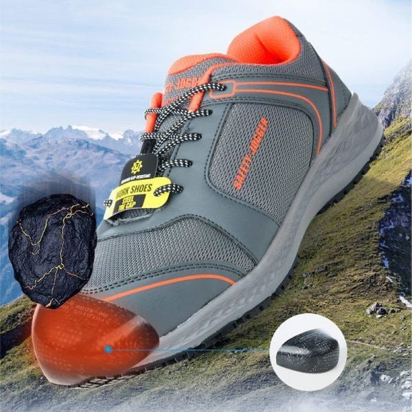 Giày bảo hộ thể thao siêu nhẹ Jogger Balto S1P màu đen xám