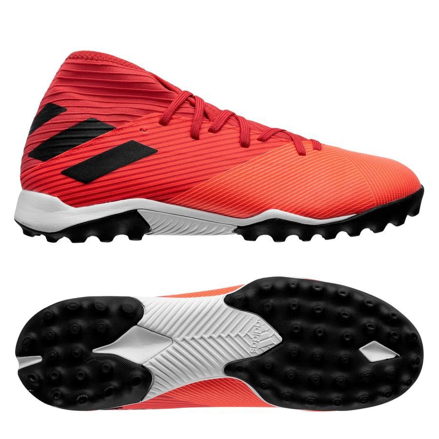 Giày bóng đá Adidas Nemeziz 19.3 TF đen đỏ cam năng động