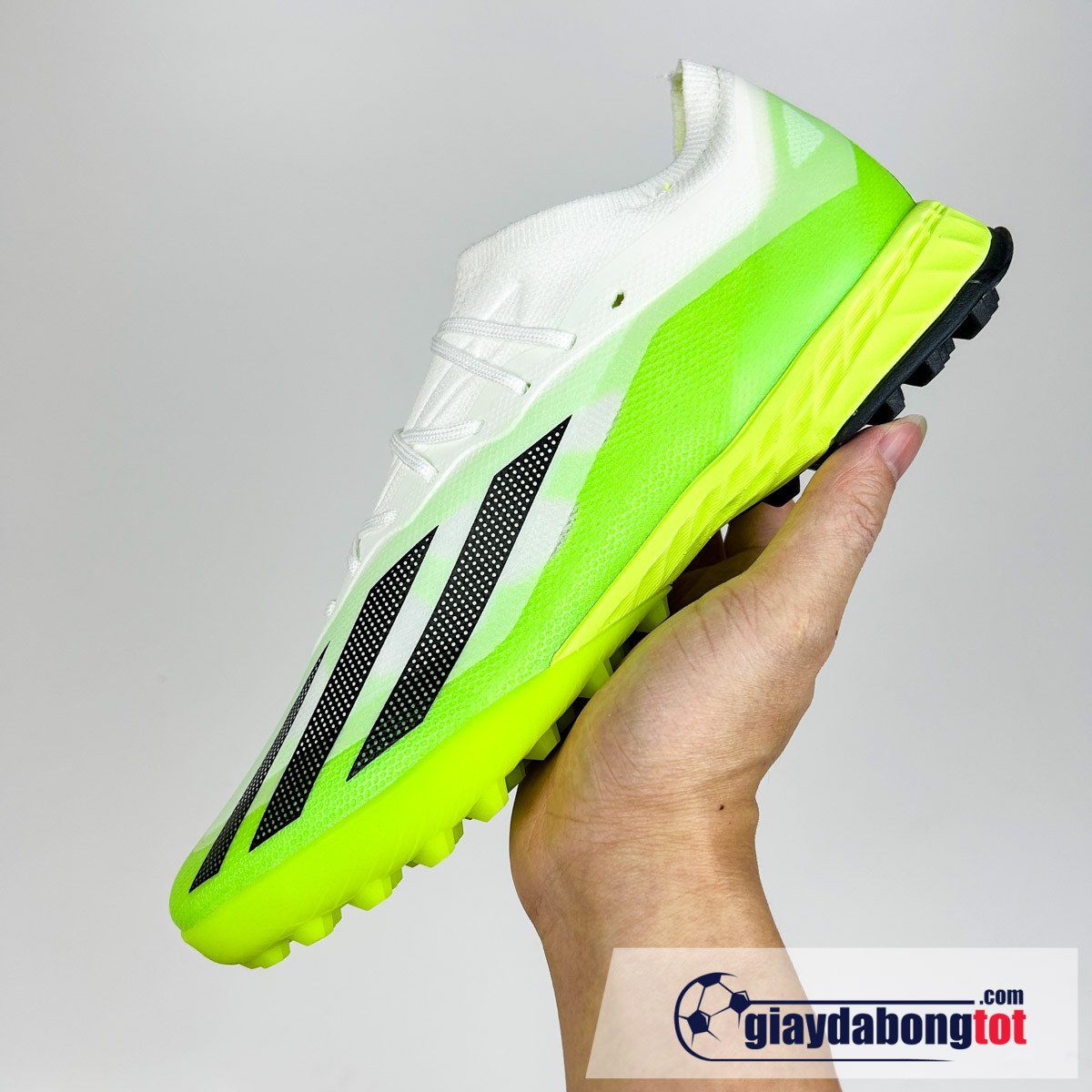 Giày bóng đá Adidas X Crazyfast .1 TF Superfake màu trắng chuối