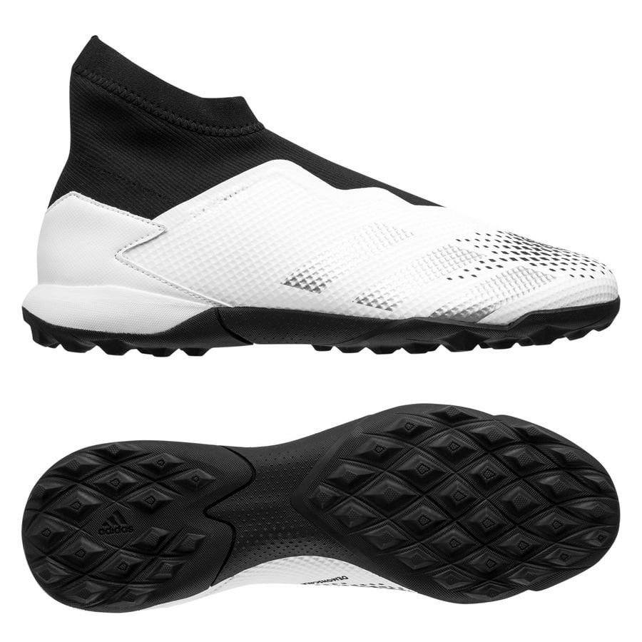 Giày bóng đá không dây adidas Predator 20.3 Laceless TF Inflight màu trắng đen