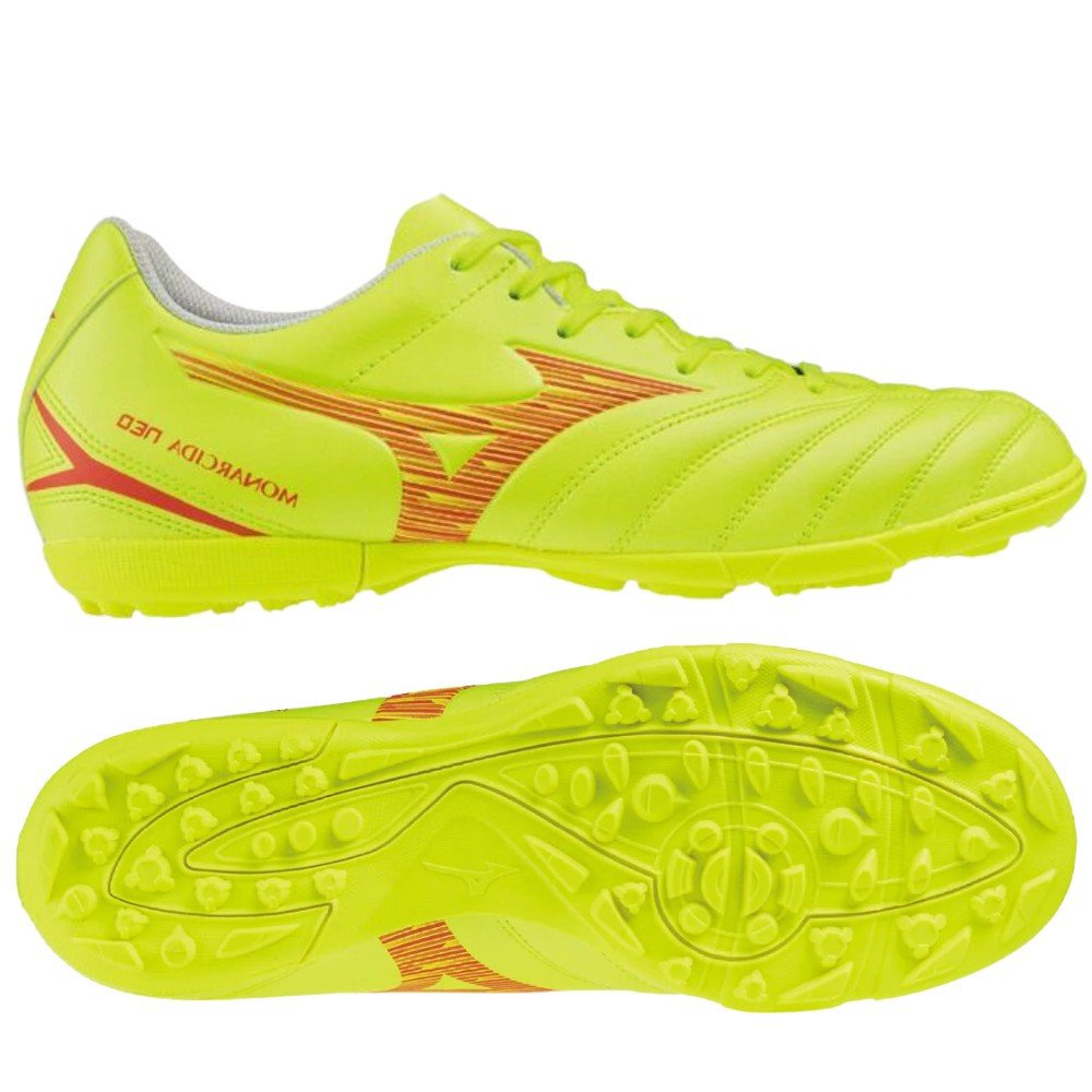 Giày bóng đá Mizuno Monarcida Neo III Select AS chính hãng màu vàng xanh đỏ