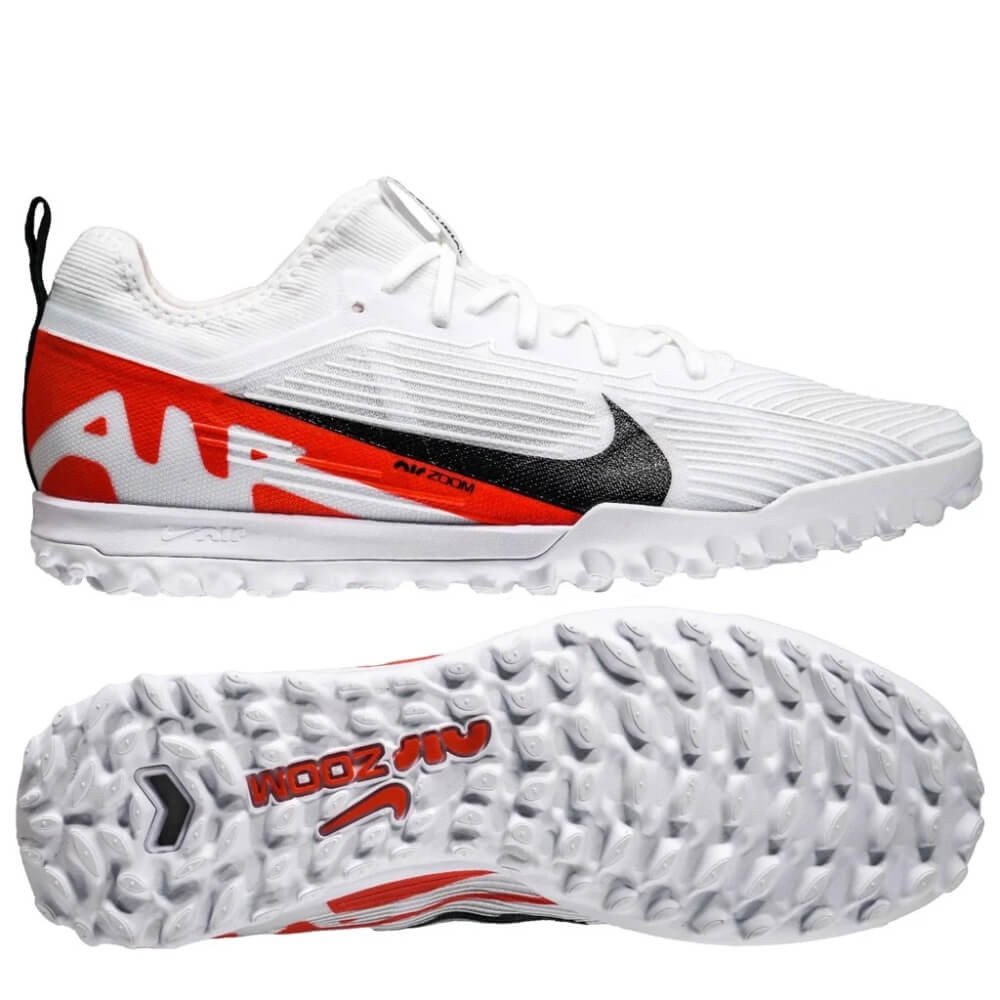 Giày bóng đá Nike Air Zoom Mercurial Vapor 15 Pro TF Trắng/Đen/Đỏ