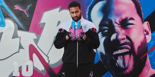 Giày bóng đá Puma Future Z Creativity với phối màu xanh tím độc đáo của Neymar