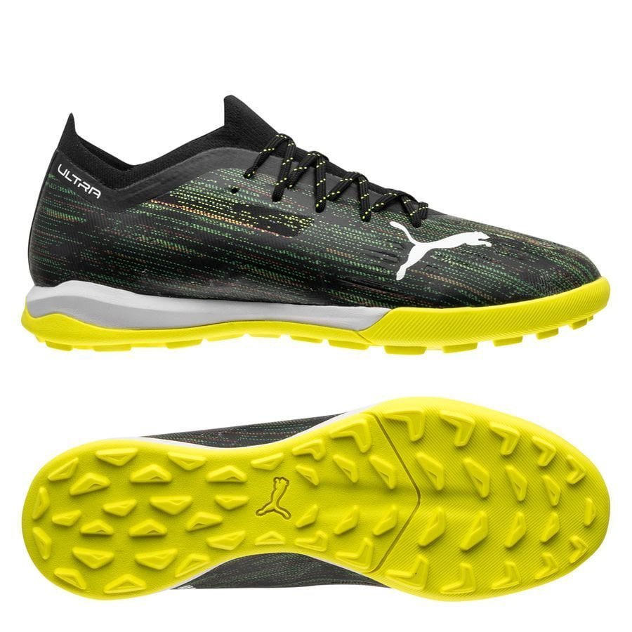 Giày bóng đá Puma Ultra 1.2 Pro Cage TT đen vàng