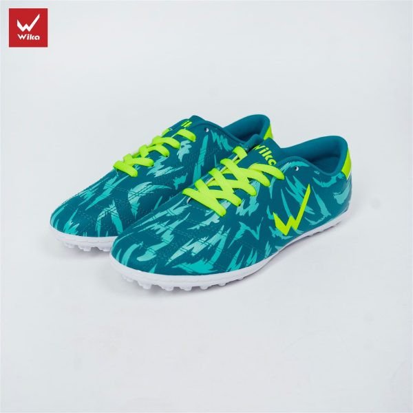 Giày bóng đá vải Wika Dynamic màu xanh ngọc