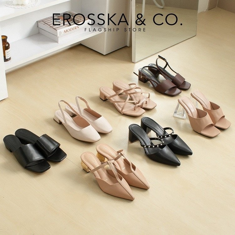 Giày cao gót Erosska với đa dạng kiểu dáng, thương hiệu giày nữ Việt được ưa chuộng