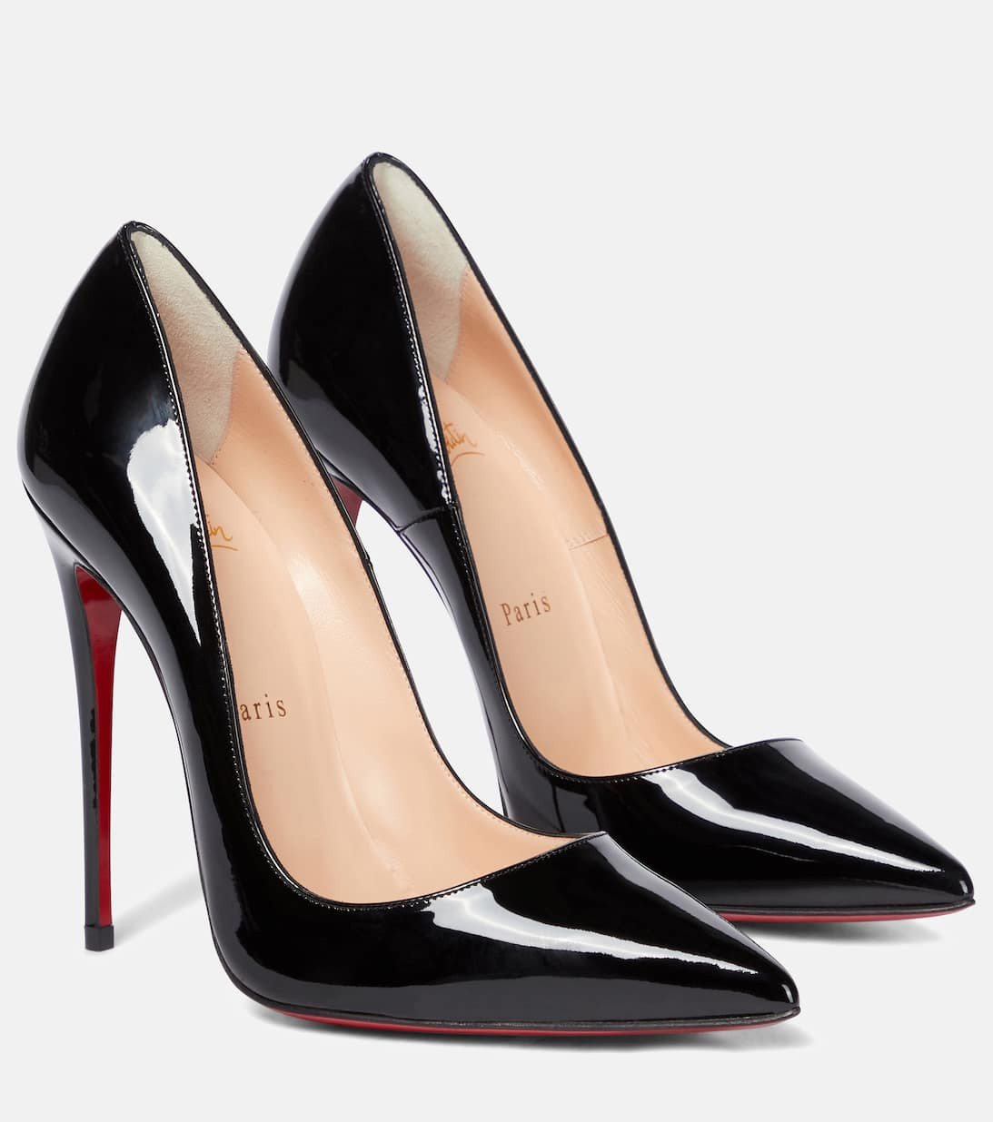 Giày cao gót Louboutin So Kate màu đen bóng cổ điển
