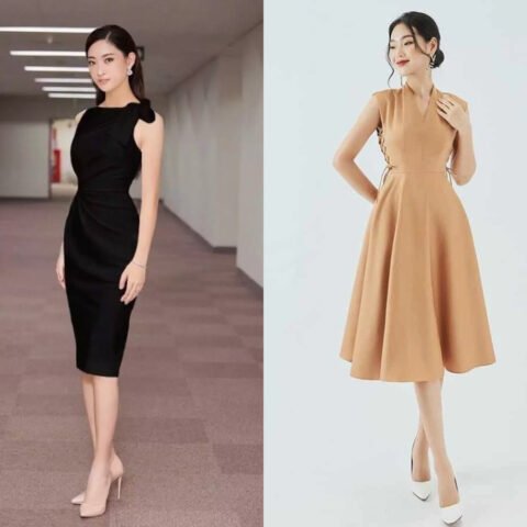 Giày cao gót tôn dáng khi mặc đầm dài dự tiệc