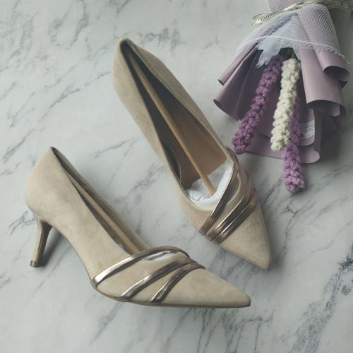 Giày cao gót xuất dư da thật 5th Avenue